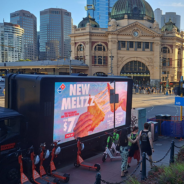 Digital Mobile Billboard with OOH Data + Metrics