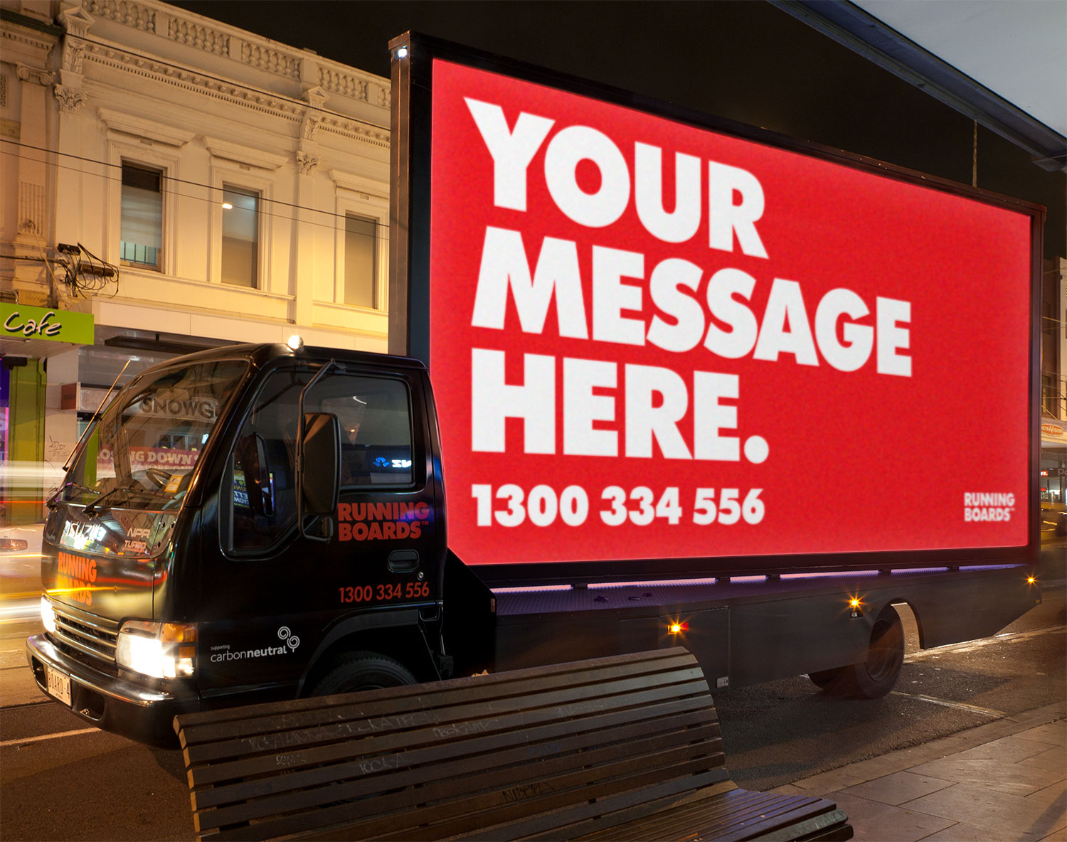 Mobile Billboards for advertising by Running Boards, Melbourne