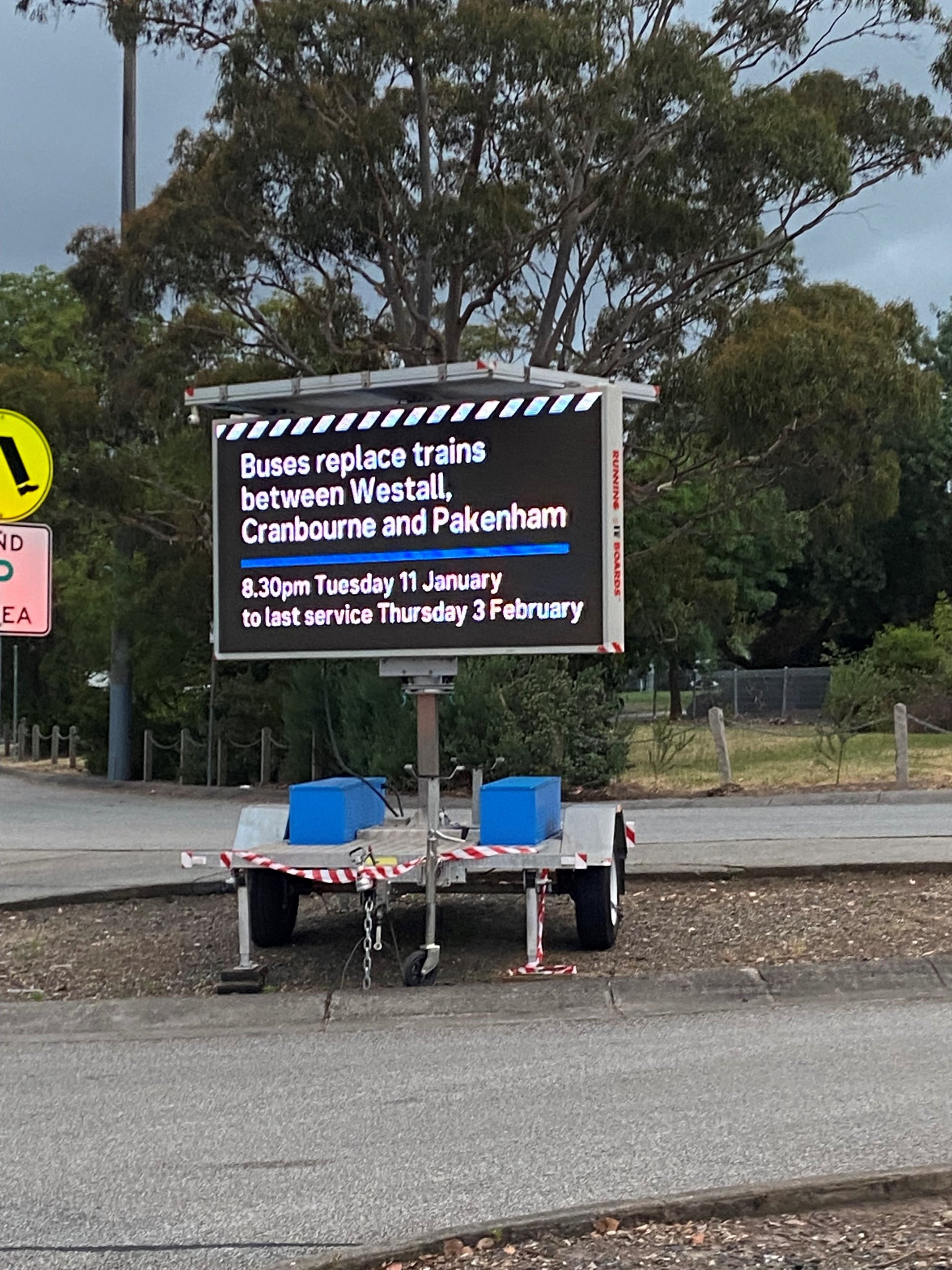 Solar Ad Trailers for Metro trains advertising by Running Boards, Melbourne