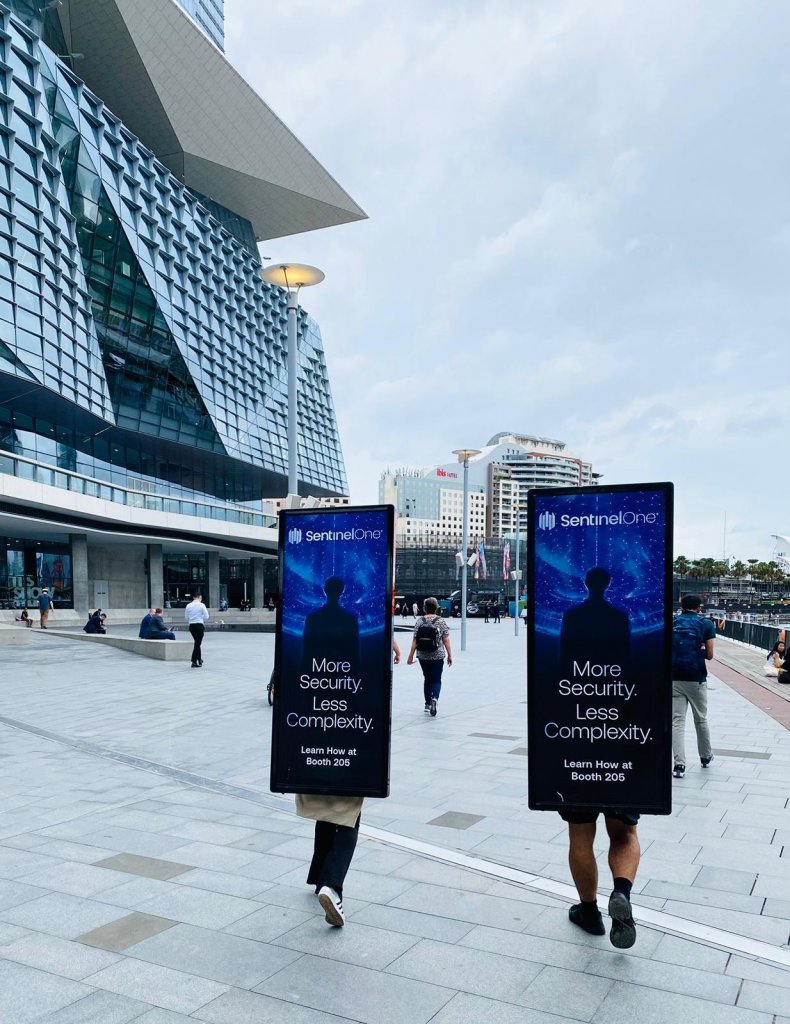 Walking Boards around the Sydney Convention Centre