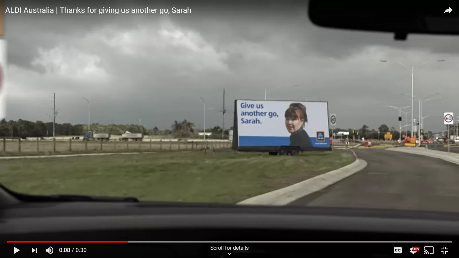 Relocatable Billboard for Aldi Australia by Running Boards